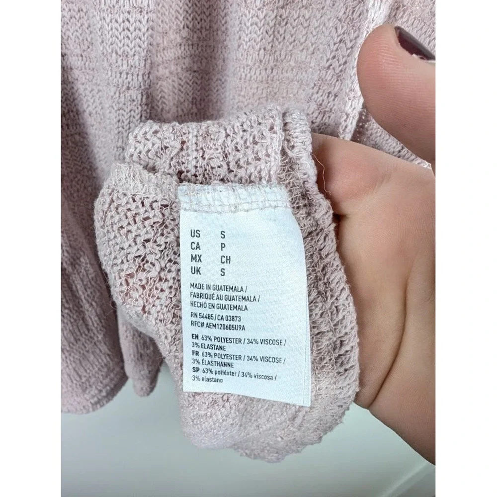 American Eagle‎ Babydoll Top Size Small Knit Pastel Fairy Y2K Feminine Coquette